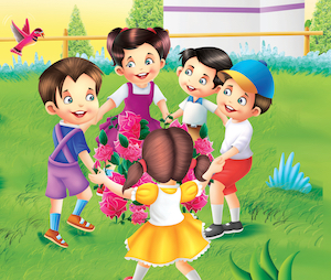 Ring,O,Ring,Roses,Rhymes,Cartoon,Image,Illustration Ring o ring roses rhymes cartoon image illustration