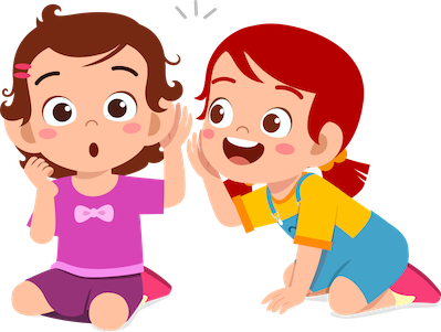 Kids whisper Kids whisper