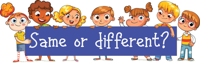 Same or different? Same or different?