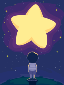 Star and child Star and child