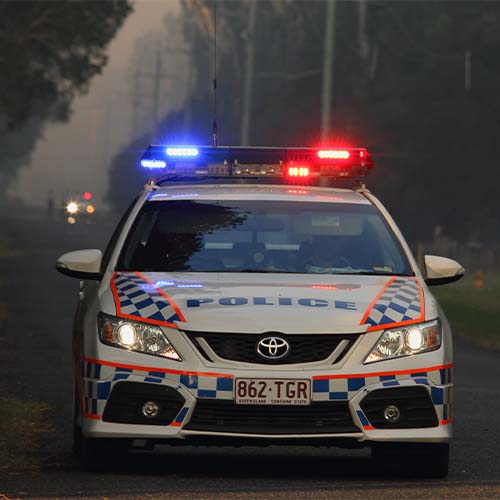 police car