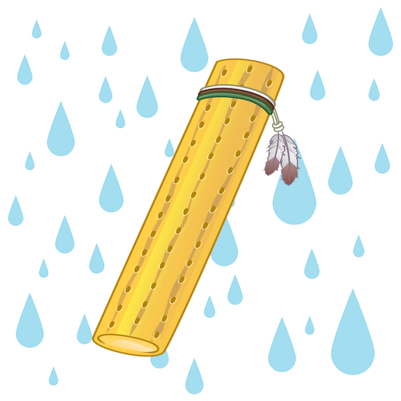Rainstick and rain Rainstick and rain