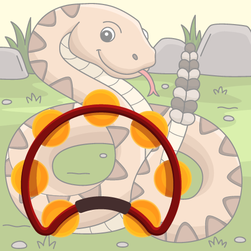 Rattlesnake tambourine 500 Rattlesnake tambourine 500