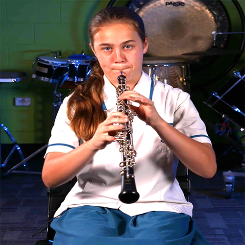Oboe player Oboe player