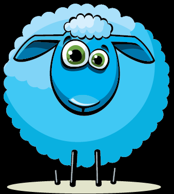 Blue sheep big Blue sheep big
