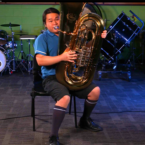 Tuba player Tuba player