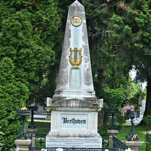 Ludvig van Beethoven's tomb